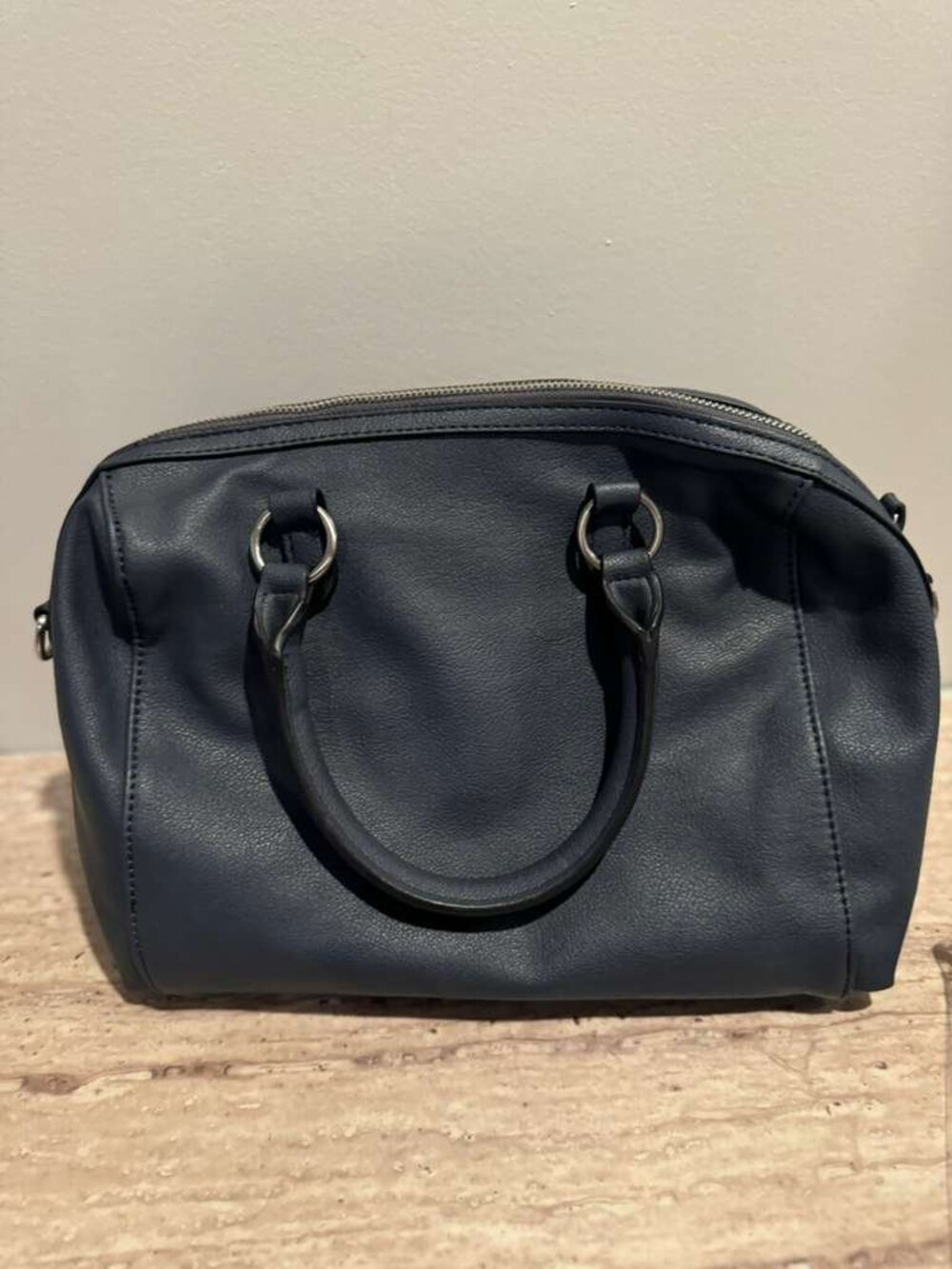 NWT 100% Authentic Style Co Hudsonn Satchel Navy